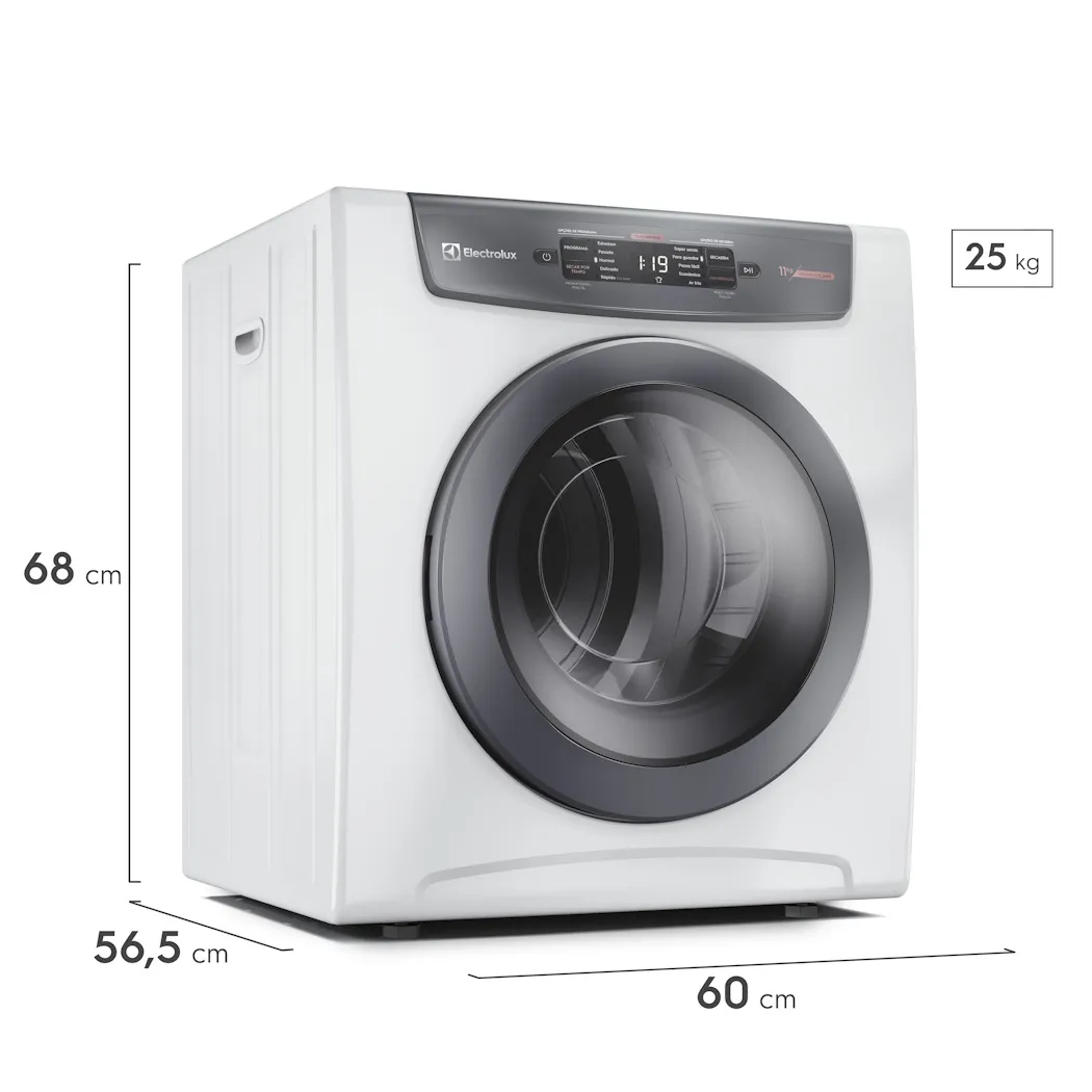 Secadora de Parede e Piso Electrolux Preumium Care 11Kg com Timer Control SVB11 Branco 220V