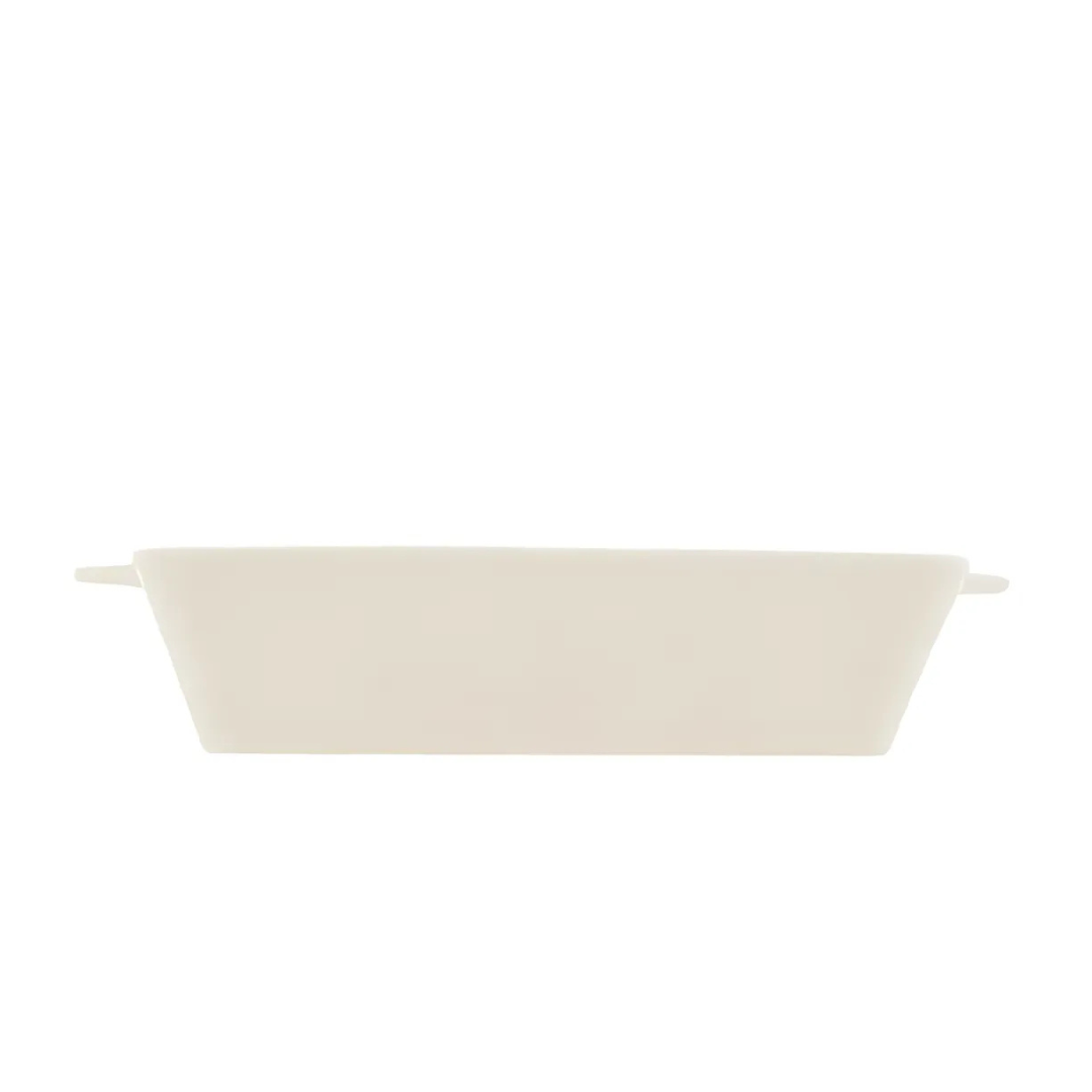 Refratário de Porcelana Coliseu Basic com Alça Branco