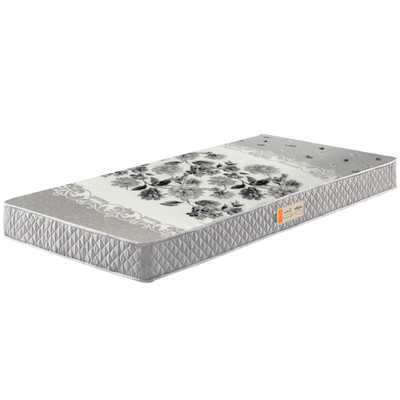 Colchão Espuma Ecoline D-23 Ecoflex Solteiro 88x188x12cm Cinza Floral