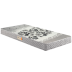 Colchão Espuma Ecoline D-23 Ecoflex Solteiro 88x188x12cm Cinza Floral