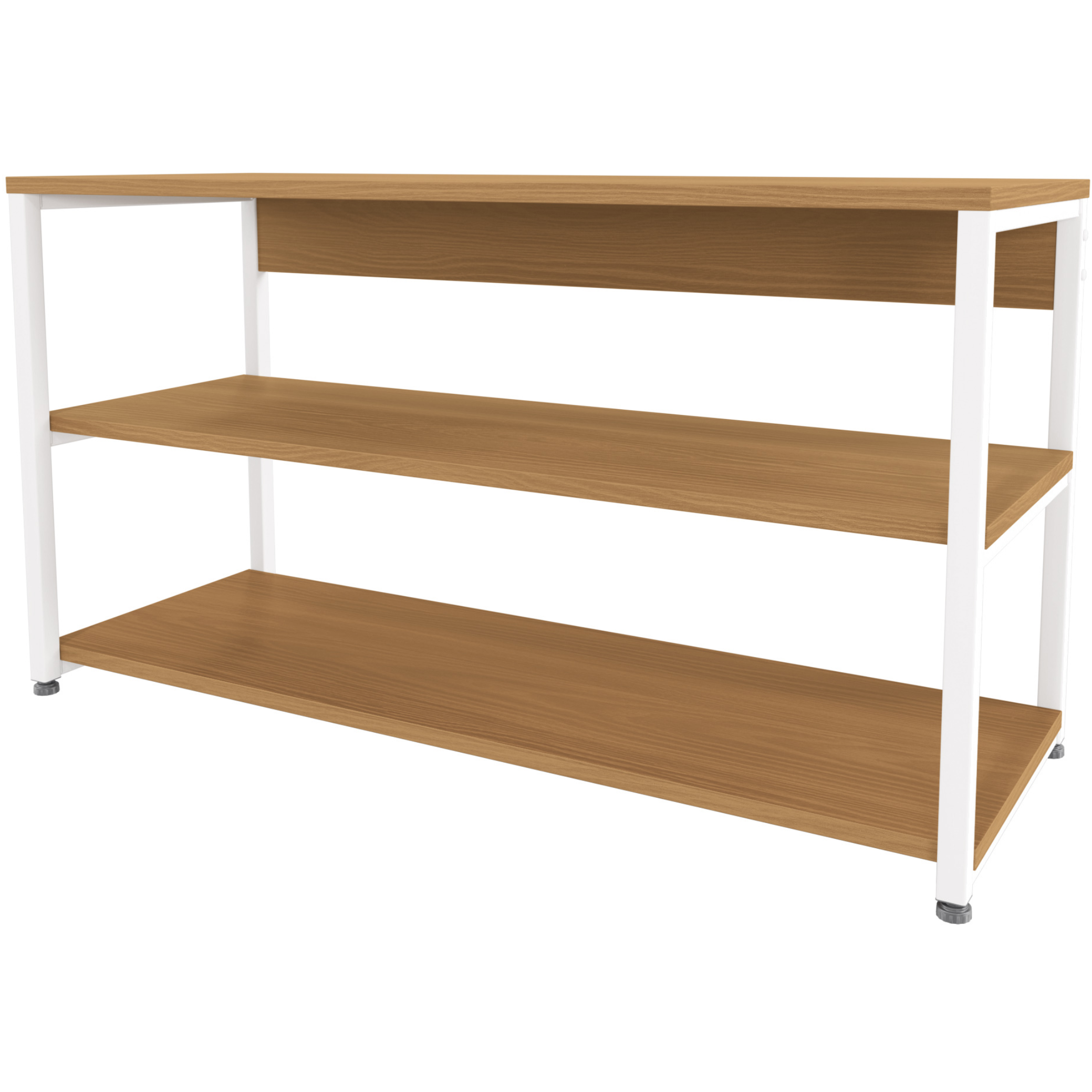 Sapateira LI020 Kappesberg com 2 Prateleiras Canela e Branco