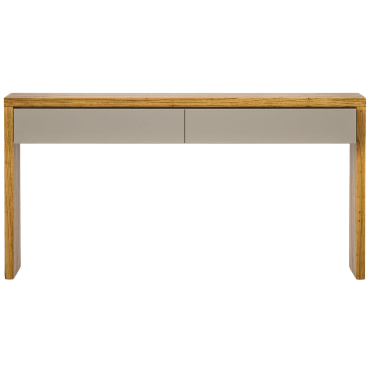 Aparador Nord Imcal 160cm 2 Gavetas 100% MDF Off White e Cinamomo