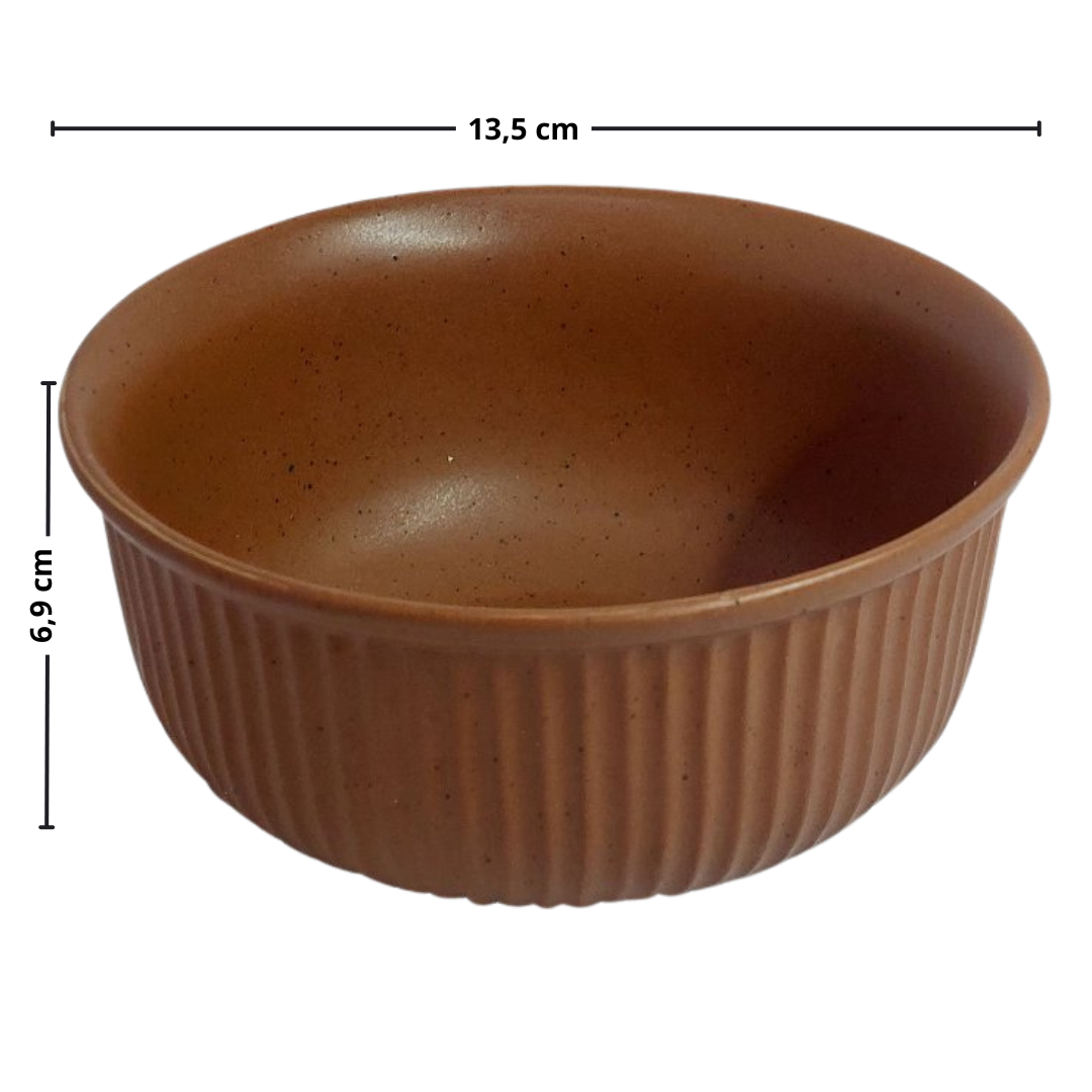 Bowl em Cerâmica Wellig Full-Fit 500ml Terracota