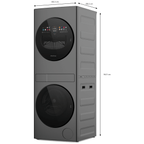 Lavadora e Secadora 14kg Brastemp B=Tower B=Smart Titanium 220V