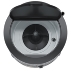Lavadora de Roupas Wanke Tradicional 5Kg Madeira Com Fibra Black III Preto 220V