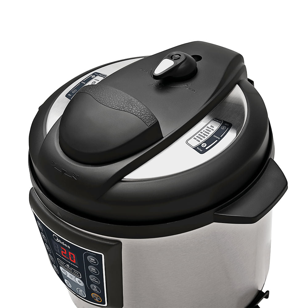 Panela de Pressão Elétrica Midea 6L Digital Inox 220V