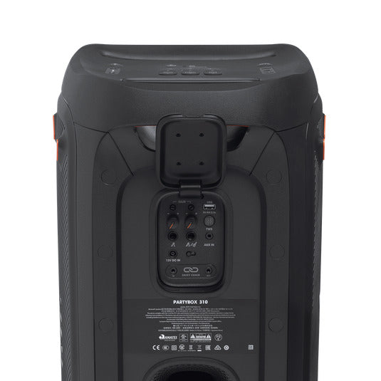 Caixa de Som Portátil JBL Partybox 310 com Bluetooth e IPX4 Preto