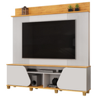 Home Painel Henry 182cm DJ Móveis Ripado Bali/Cedro