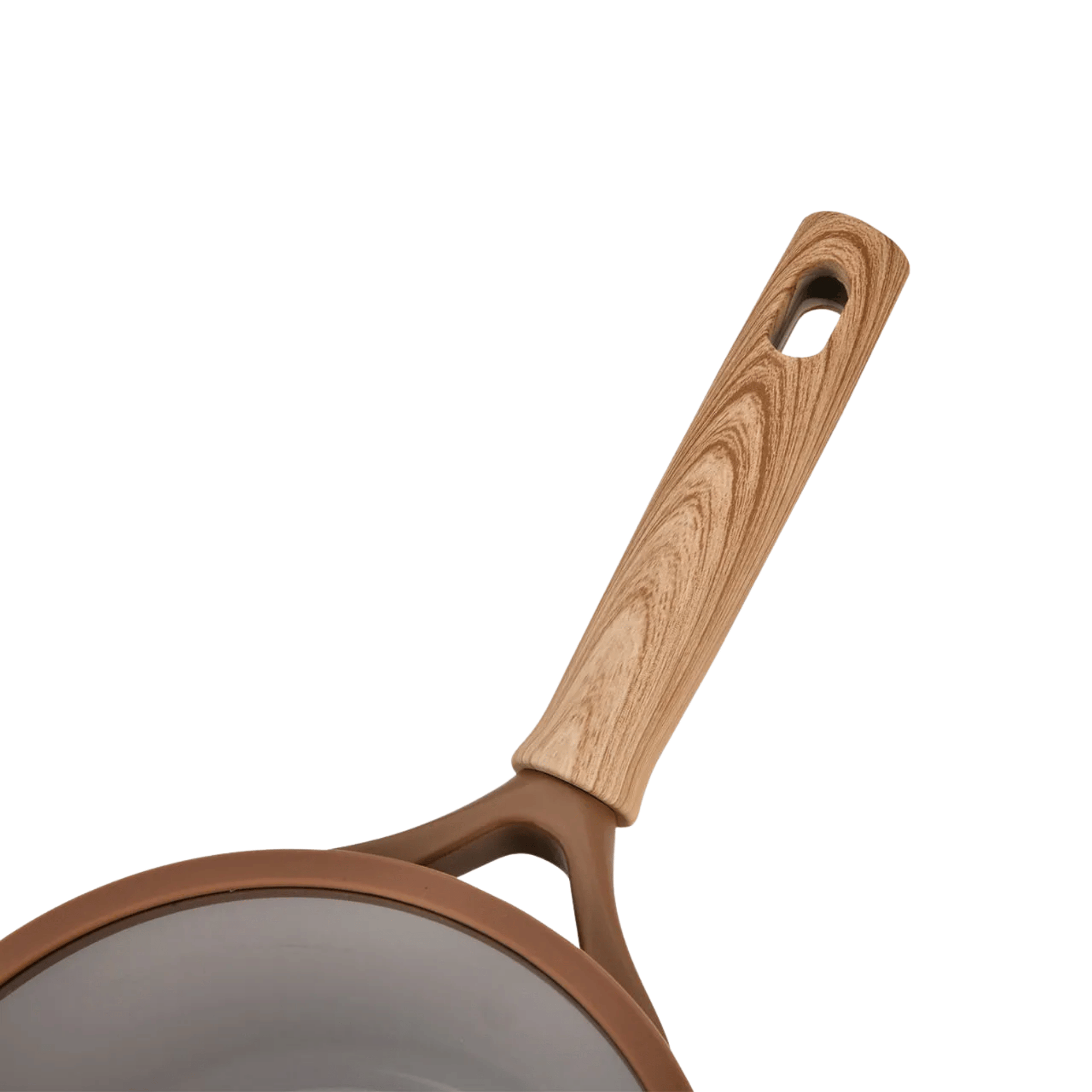 Jogo de Panelas Ceramic Life Brinox 5 Peças Indução Duna Terracota