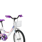 Bicicleta Caloi Aro 20 Ceci Freio V-Brake com Cestinha Branco