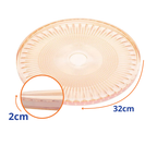 Prato Para Servir Rojemac Queen em Cristal 32cm Âmbar