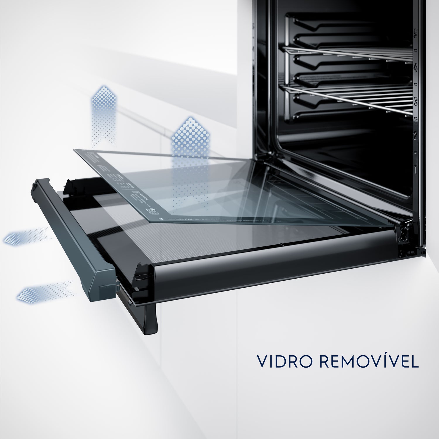 Kit Electrolux de Embutir Forno Elétrico OE8EW 80L com VaporBake+Micro-ondas 34L ME3BC Experience 220V