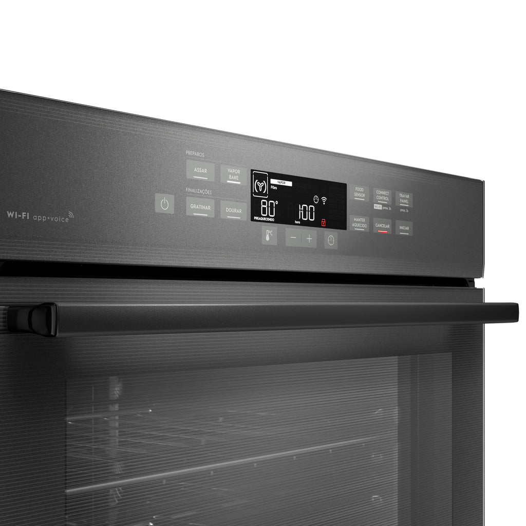 Kit Electrolux de Embutir Forno Elétrico OE8EW 80L com VaporBake+Micro-ondas 34L ME3BC Experience 220V