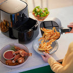 Fritadeira Elétrica Sem Óleo Air fryer Philips Walita 4,1L Série 3000 Preto 220V