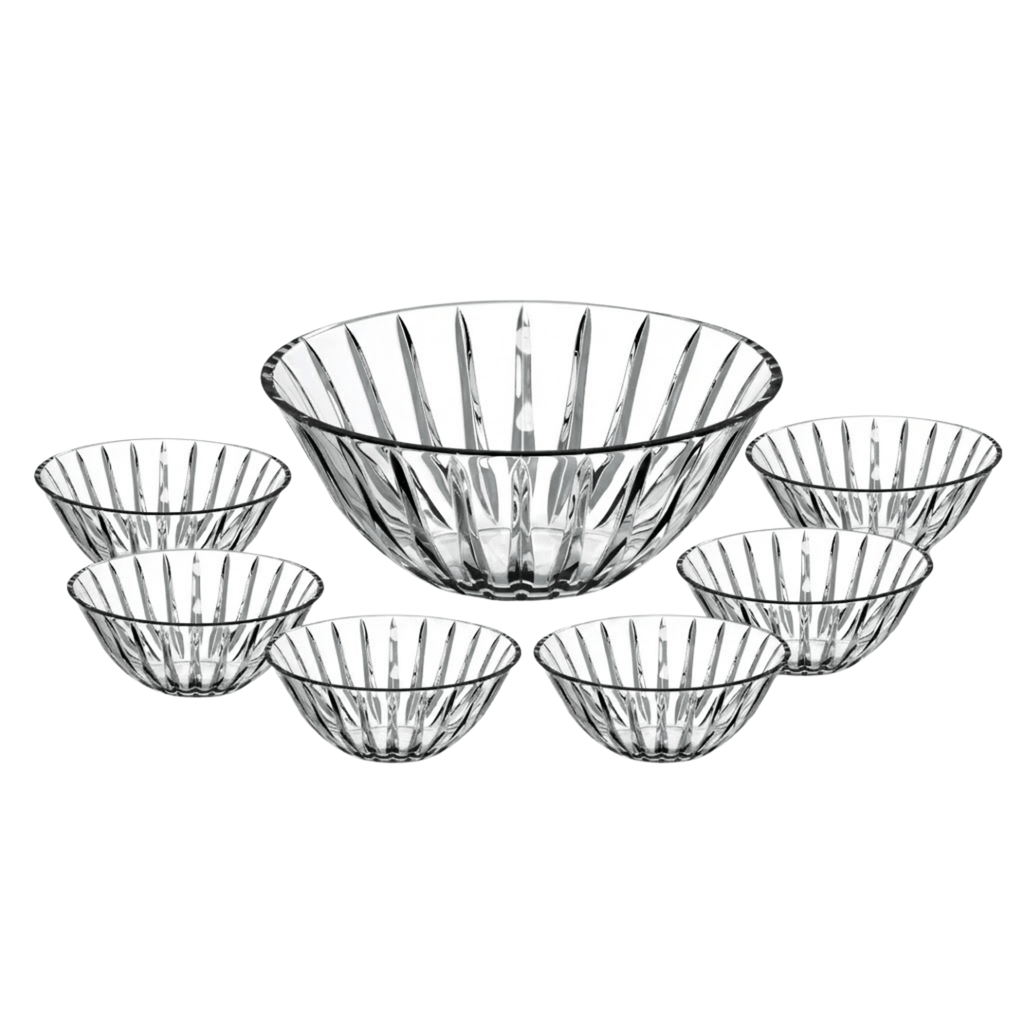 Jogo de 7 Bowls Full-Fit Soho em Cristal