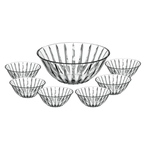 Jogo de 7 Bowls Full-Fit Soho em Cristal