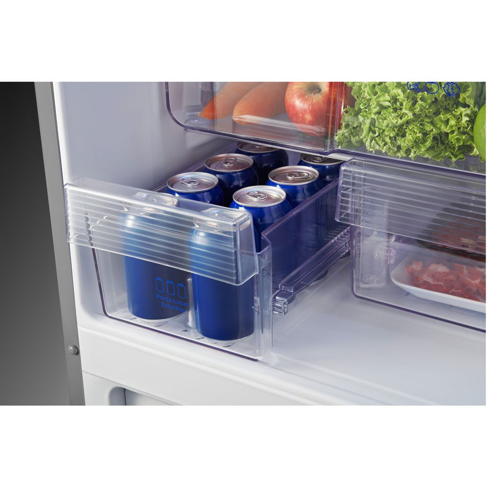 Refrigerador Panasonic 425L Duplex Inverter Econavi Inverse Aço Escovado 220V