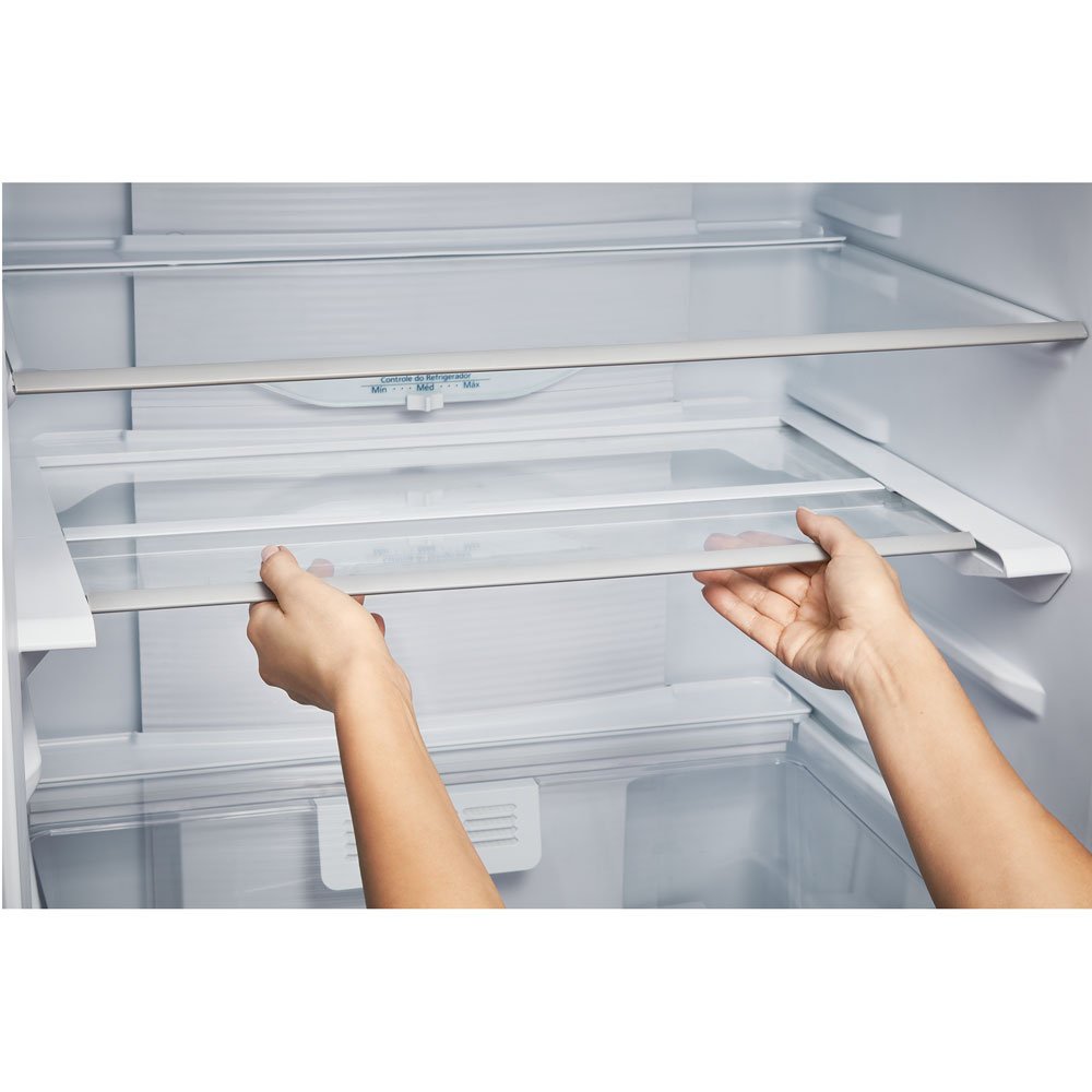 Refrigerador Panasonic 425L Duplex Inverter Econavi Inverse Aço Escovado 220V