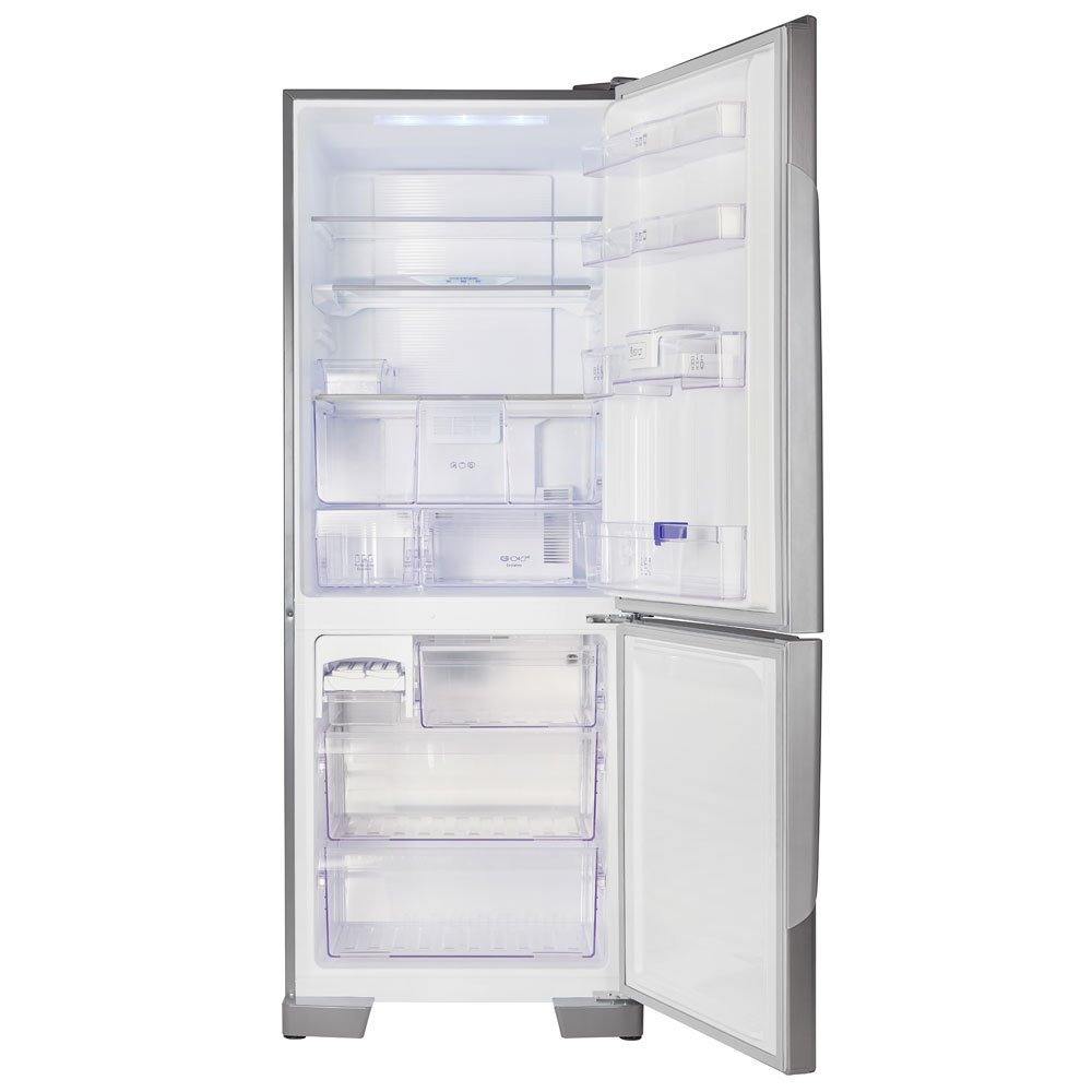 Refrigerador Panasonic 425L Duplex Inverter Econavi Inverse Aço Escovado 220V