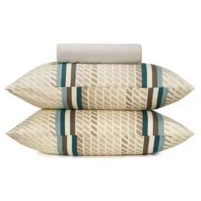 Jogo de Roupa de Cama King Altenburg Malha 193x203cm Geo Stipe
