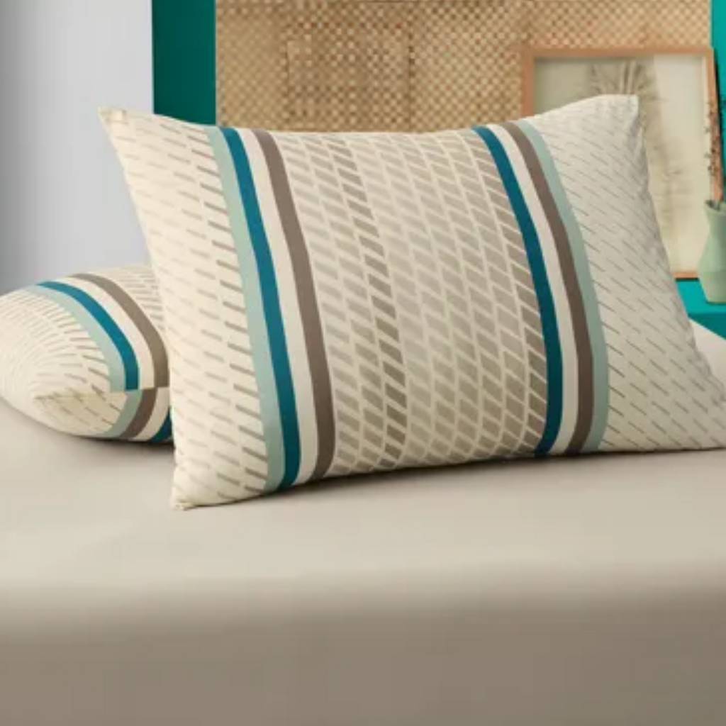 Jogo de Roupa de Cama King Altenburg Malha 193x203cm Geo Stipe