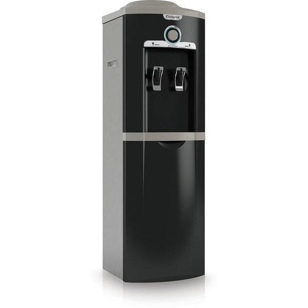 Bebedouro de Água de Coluna Esmaltec EGC35B Refrigerado por Compressor Inox/Preto 110V