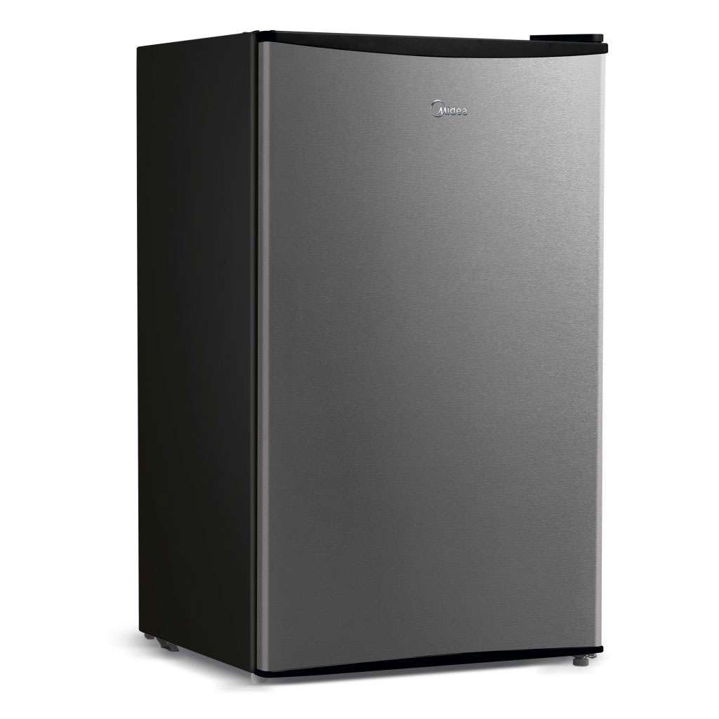 Frigobar Midea 93L Porta Inox MRC10B2-X Preto 220V