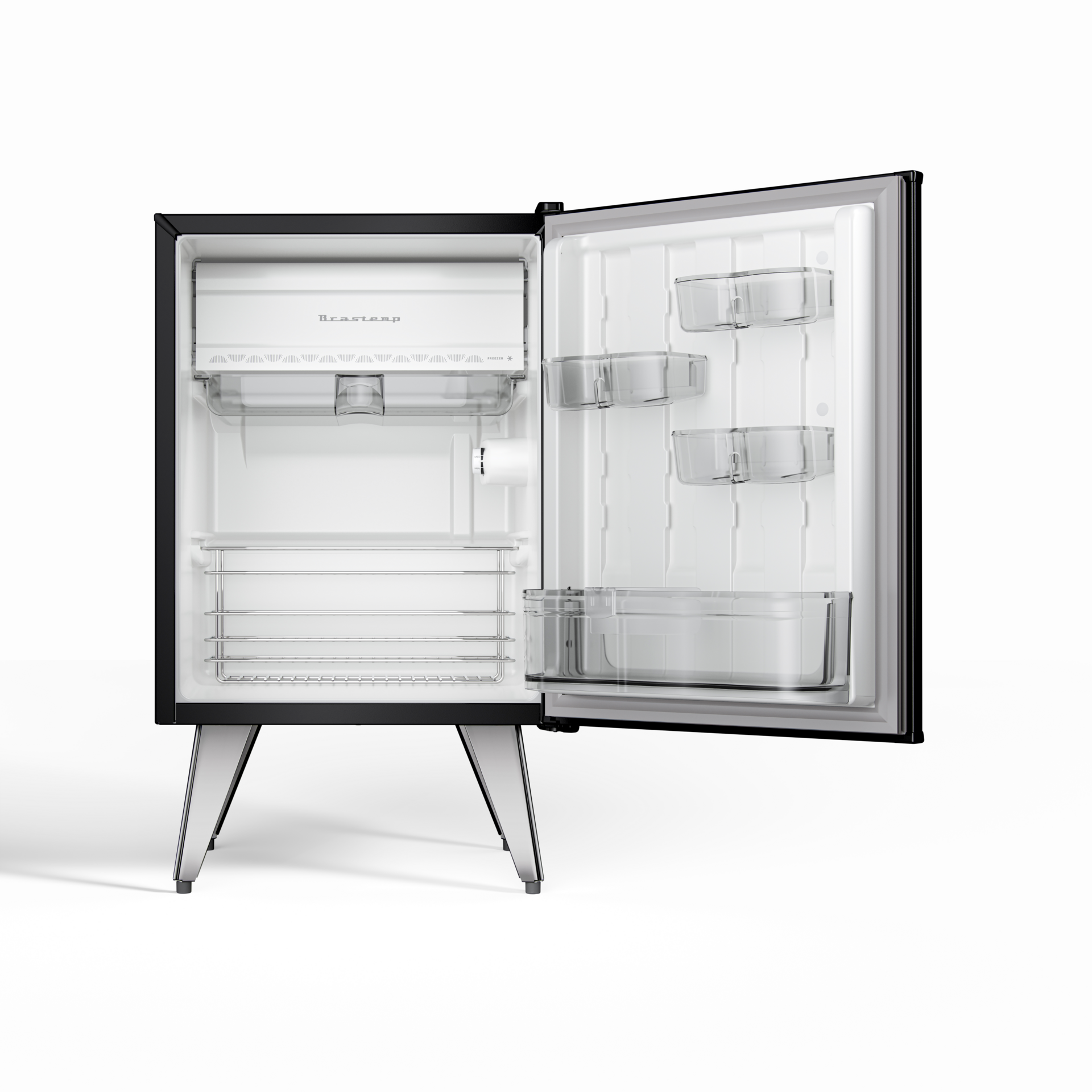Frigobar Brastemp Retrô 76L BRA08HE Preto 220V