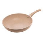 Frigideira Wok Coliseu de Indução em Alumínio Revestimento Cerâmico 28cm