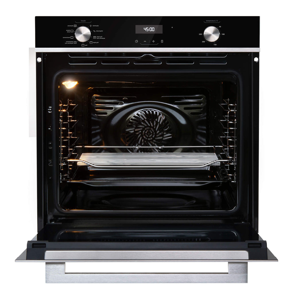 Forno de Embutir Elétrico Midea 80L TCD80P2 Com Grill ProDigital e Convecção Preto 220V
