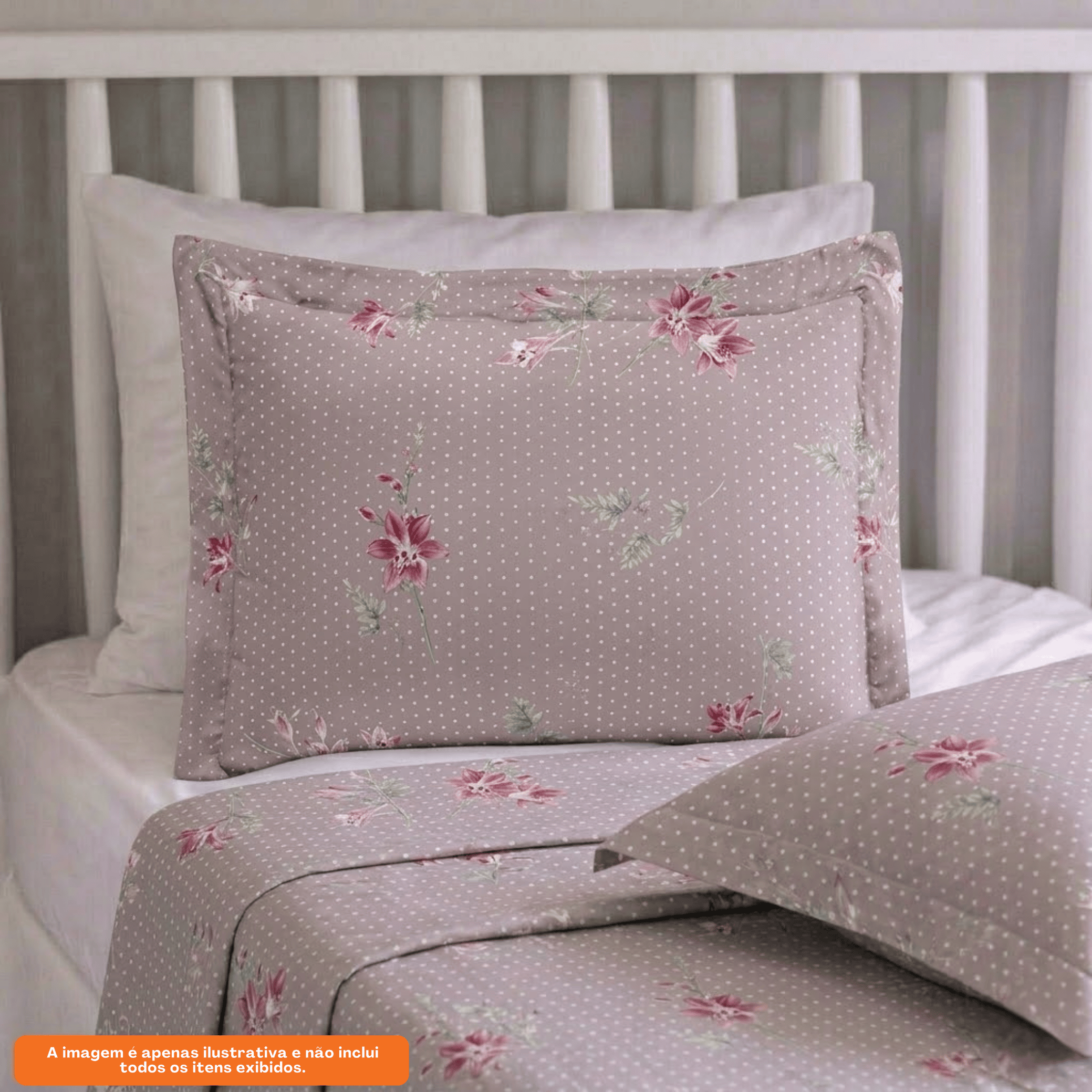 Fronha Hedrons Percal 200 Fios 50x70cm Lisbeth