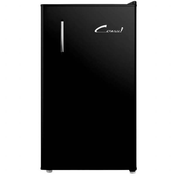Frigobar Consul Retrô 117L CRA12ME Preto Vinil 220V