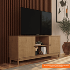 Rack Essência Finestra 160cm 2 Portas  Freijó