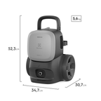Lavadora de Alta Pressão Electrolux EWS1850 1850PSI Urban Grey 220V