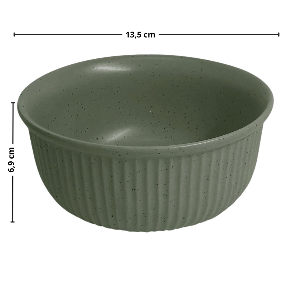 Bowl em Cerâmica Wellig Full-Fit 500ml Verde
