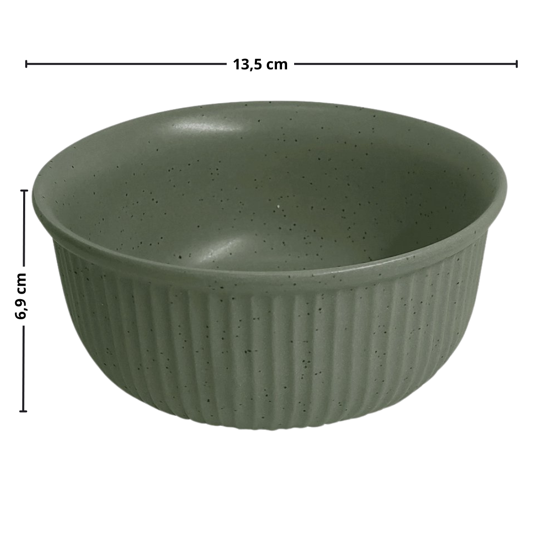 Bowl em Cerâmica Wellig Full-Fit 500ml Verde