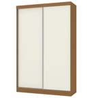Roupeiro N571 Kappesberg 143cm 2 Portas Flex Canela e Off White