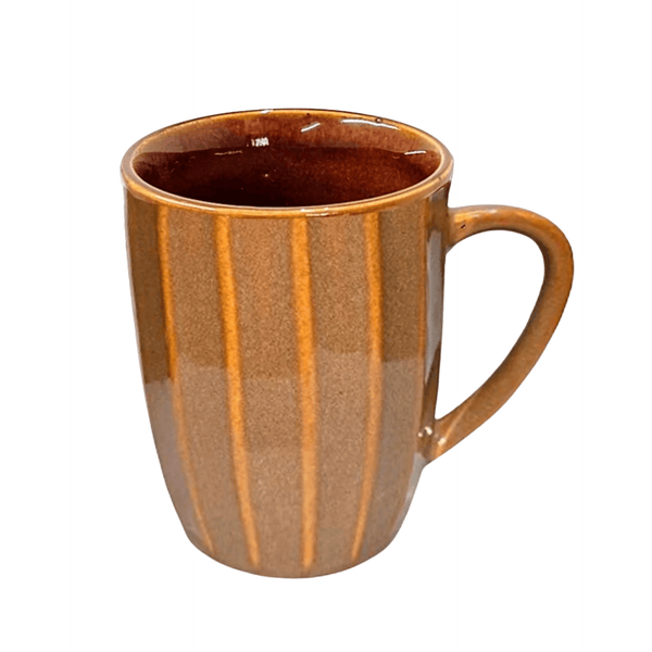 Caneca de Cerâmica Striatto Full-Fit 330ml Bege