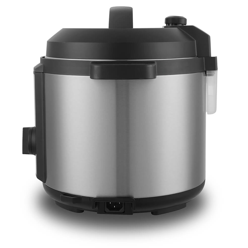 Panela de Pressão Elétrica Midea 6L Mecânica  Practia PPB72 Inox/Preto 220V