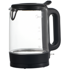 Chaleira Elétrica Midea 1,8L KGL17P2 Top Fill Glass Preto 220V