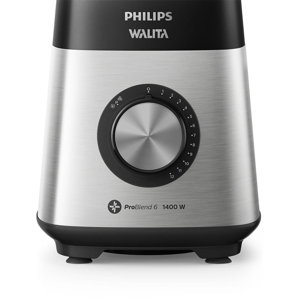 Liquidificador Philips Walita 3L Série 5000 1400W RI2244 Preto/Inox 220V