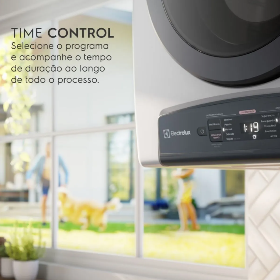 Secadora de Parede e Piso Electrolux 11Kg cor Branca Premium Care com Timer Control (SVB11) 110V