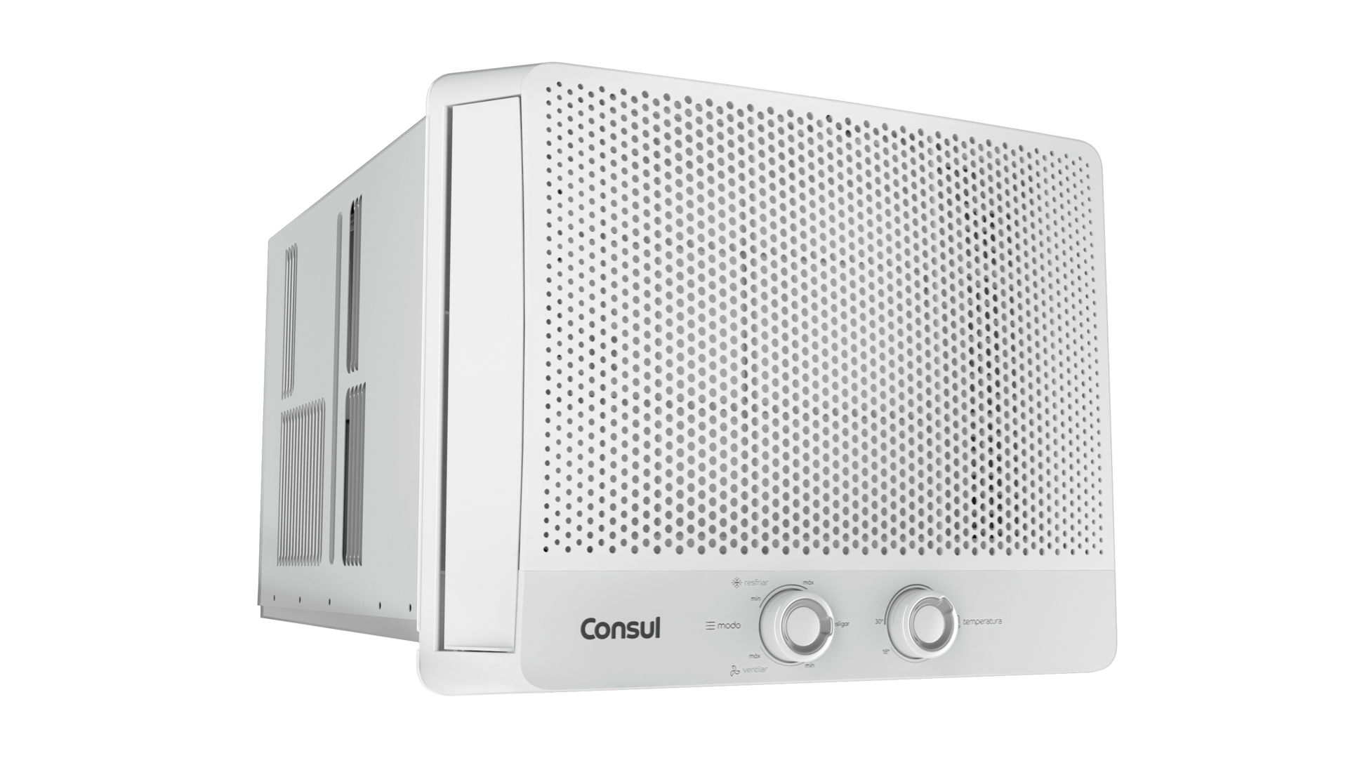 Ar-Condicionado Janela Consul 7500 BTUs Frio CCB07GB Branco 220V