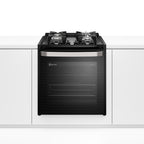 Fogão de Embutir 4 Bocas Electrolux Experience FE4BB Mesa de Vidro e VaporBake Preto Bivolt