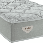 Conjunto Cama Box Luno Solteiro Ecoflex 88X188x61 Molas Ensacadas Prata