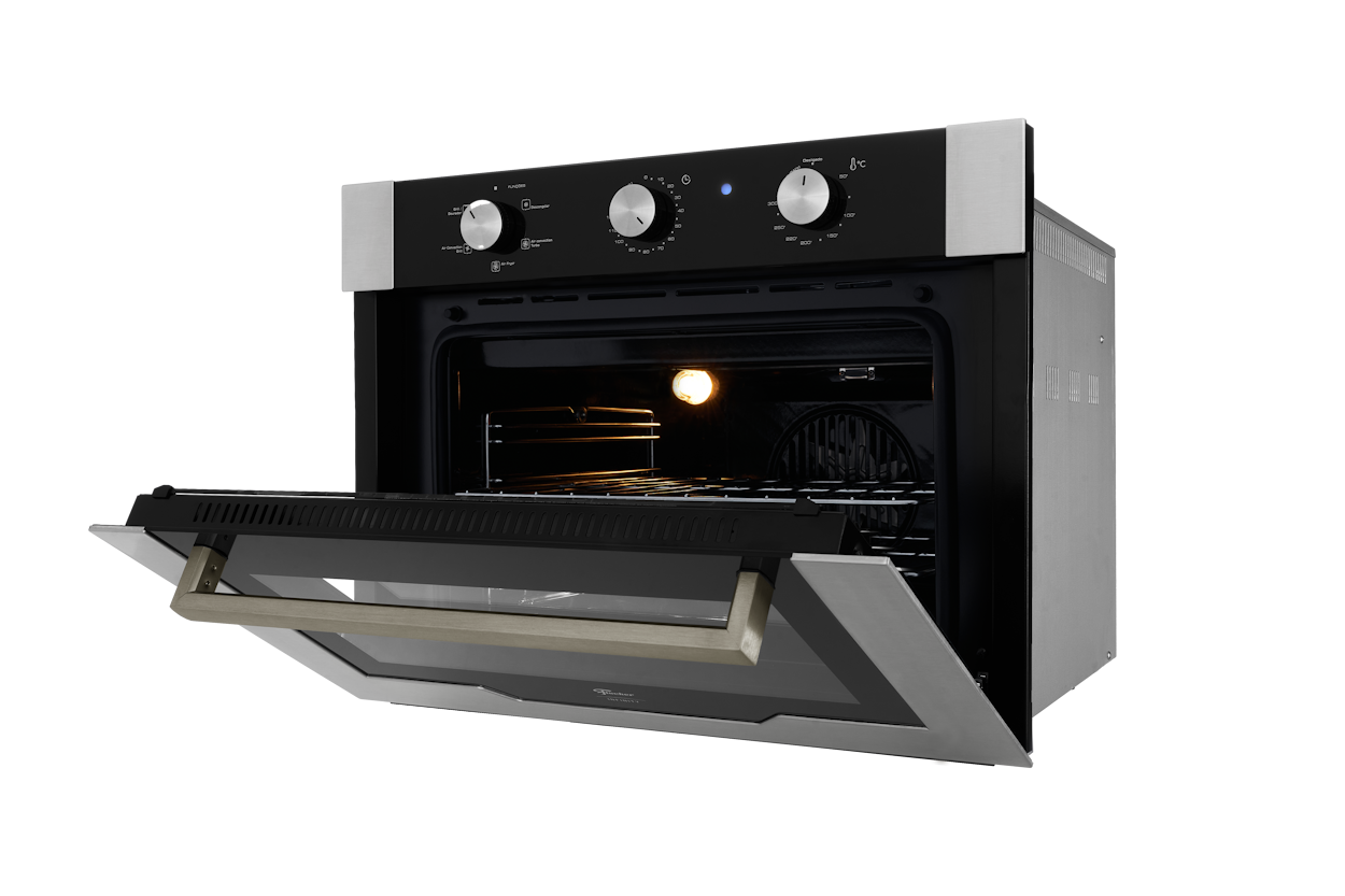 Kit Fischer de Embutir Forno Elétrico 50 Litros Infinity+Micro-ondas 25 Litros Fit Line Inox 220V