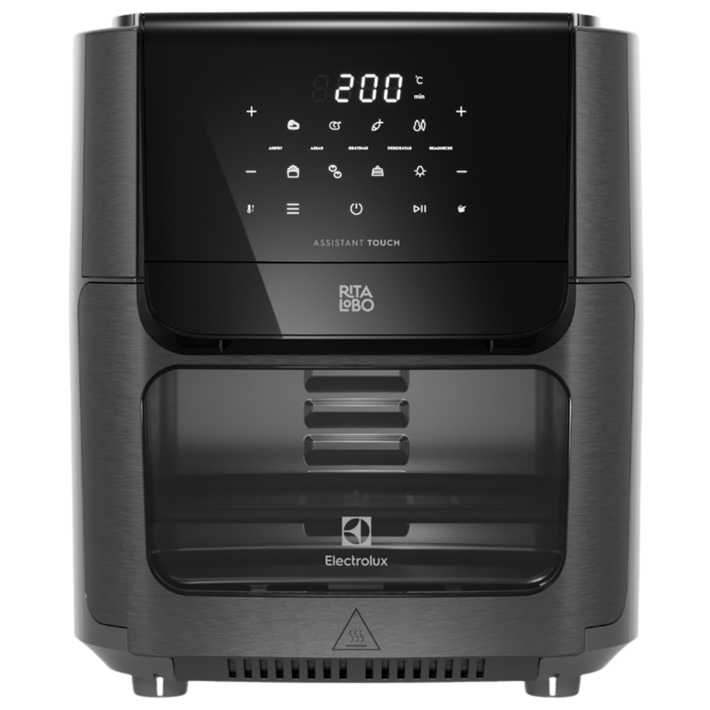 Fritadeira Elétrica Sem Óleo AirFryer 12L Electrolux Experience por Rita Lobo Grafite 220V