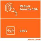 Adega Brastemp 12 Garrafas BZC12BE com Painel Eletrônico Touch  Preto 220V