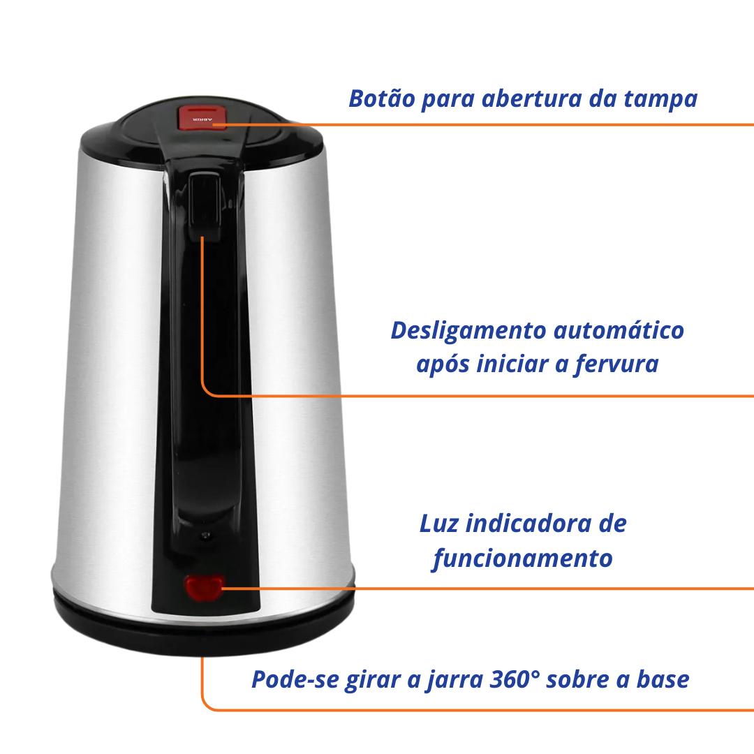 Chaleira Elétrica Philco PCH23PI  2,3L Inox 220V