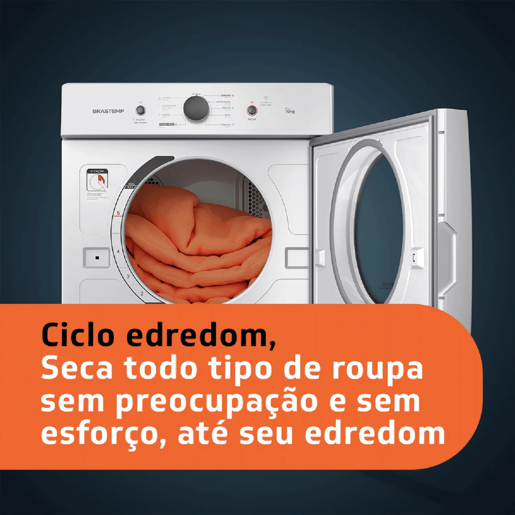 Conjunto Brastemp Lavadora de Roupas 14kg Inverter BNF14AS + Secadora Piso 10kg BSR10BB 220V